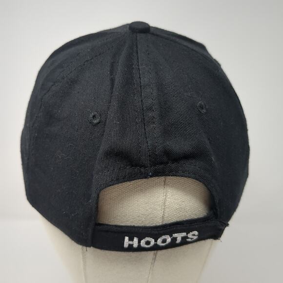 Hoots Strapback Baseball Cap Black One Size Adjustable Associated Premium Corp. - Picture 6 of 9